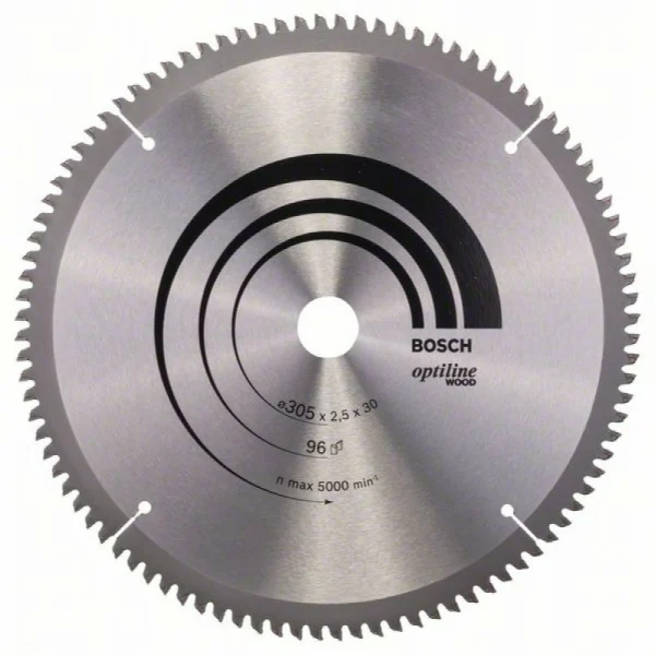 Пильный диск Optiline Wood 305 x 30 x 2,5 mm, 96 Bosch 2608640442