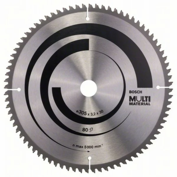 Пильный диск Multi Material 305 x 30 x 3,2 mm; 80 Bosch 2608640452