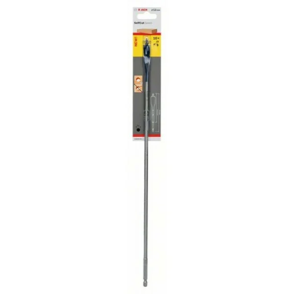 Перовое сверло Self Cut Speed, с шестигранным хвостовиком 12x400 мм Bosch 2608595403 — изображение 2