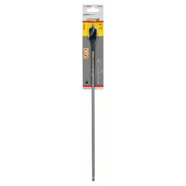 Перовое сверло Self Cut Speed, с шестигранным хвостовиком 19x400 мм Bosch 2608595409 — изображение 2