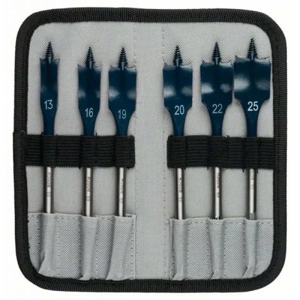Набор из 6 перовых сверл Self Cut Speed 13; 16; 19; 20; 22; 25 мм Bosch 2608595425