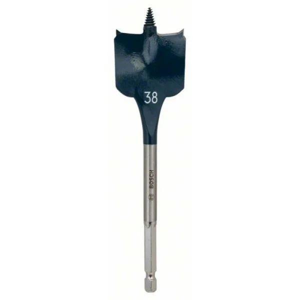 Перовое сверло Self Cut Speed, с шестигранным хвостовиком 38x152 мм Bosch 2608595501
