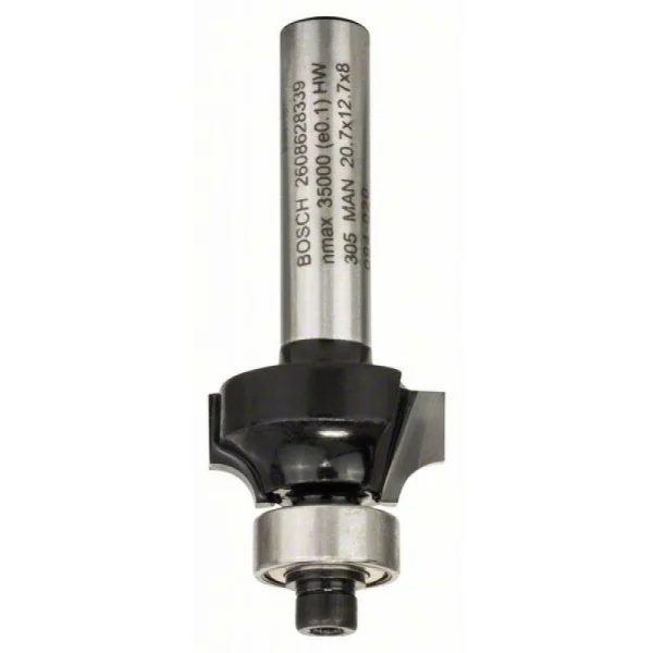 Карнизная фреза 8 мм, R1 4 мм, L 10,5 мм, G 53 мм Bosch 2608628339