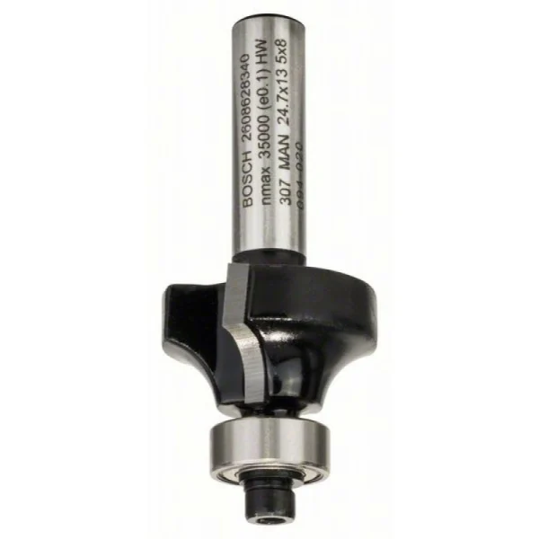 Карнизная фреза 8 мм, R1 6 мм, L 13,2 мм, G 53 мм Bosch 2608628340