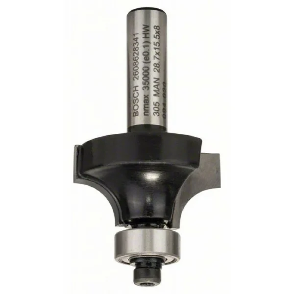 Карнизная фреза 8 мм, R1 8 мм, L 15,2 мм, G 53 мм Bosch 2608628341