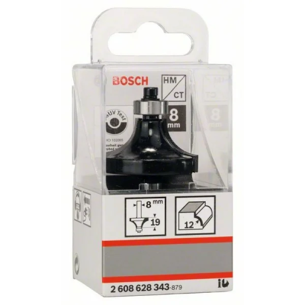 Карнизная фреза 8 мм, R1 12 мм, L 19 мм, G 60 мм Bosch 2608628343 — изображение 2