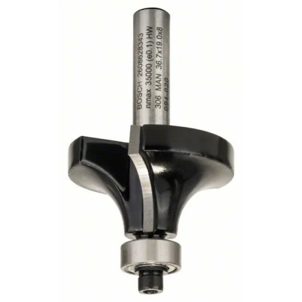 Карнизная фреза 8 мм, R1 12 мм, L 19 мм, G 60 мм Bosch 2608628343