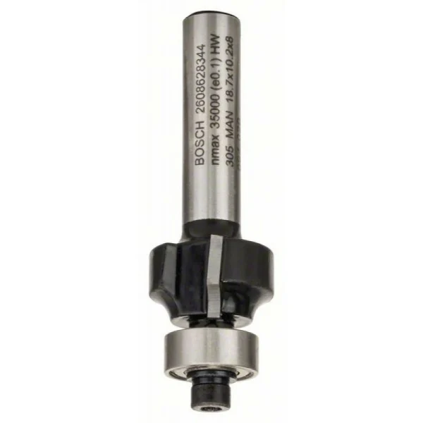 Карнизная фреза 8 мм, R1 3 мм, L 10,2 мм, G 53 мм Bosch 2608628344