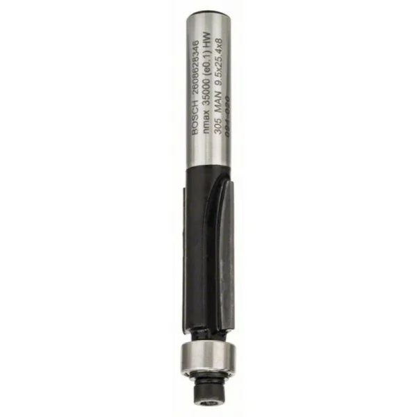 Фреза для выборки заподлицо 8 мм, D1 9,5 мм, L 25,4 мм, G 68 мм Bosch 2608628346