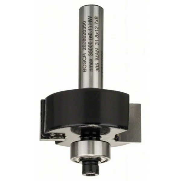 Фреза для выборки паза 8 мм, B 9,5 мм, D 31,8 мм, L 12,5 мм, G 54 мм Bosch 2608628350