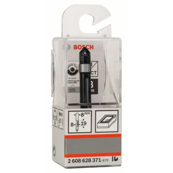 Копировальные фрезы 8 мм, D1 8 мм, L 19 мм, G 66 мм Bosch 2608628371 — изображение 2