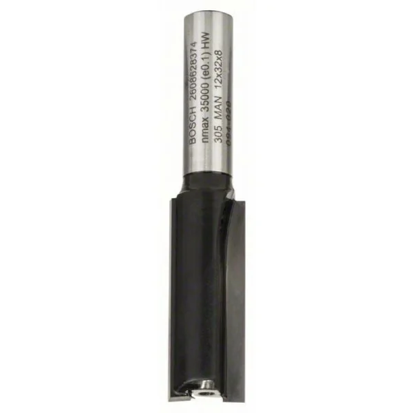 Пазовая фреза 8 мм, D1 12 мм, L 32 мм, G 62 мм Bosch 2608628374
