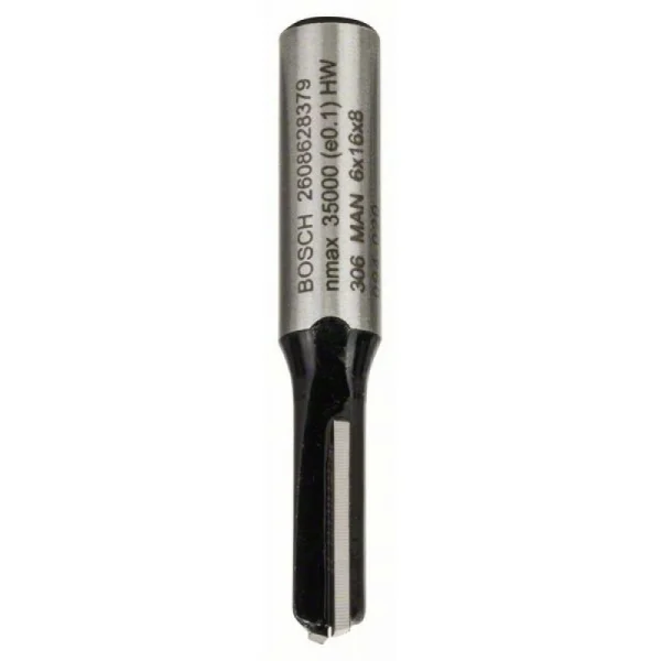 Пазовая фреза 8 мм, D1 6 мм, L 16 мм, G 48 мм Bosch 2608628379