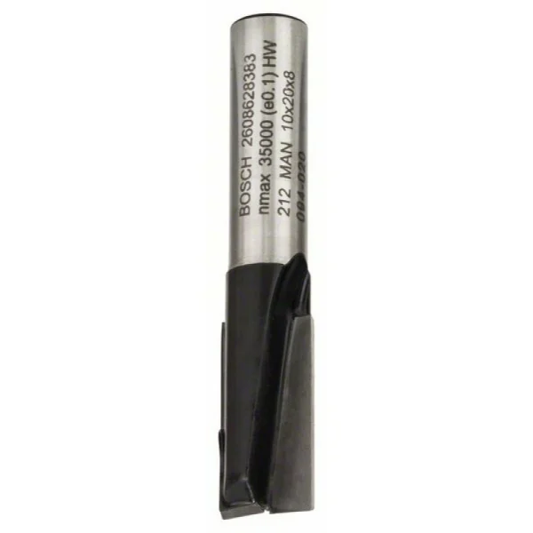Пазовая фреза 8 мм, D1 10 мм, L 20 мм, G 51 мм Bosch 2608628383