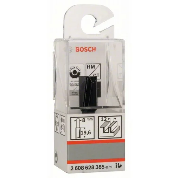 Пазовая фреза 8 мм, D1 12 мм, L 20 мм, G 51 мм Bosch 2608628385 — изображение 2