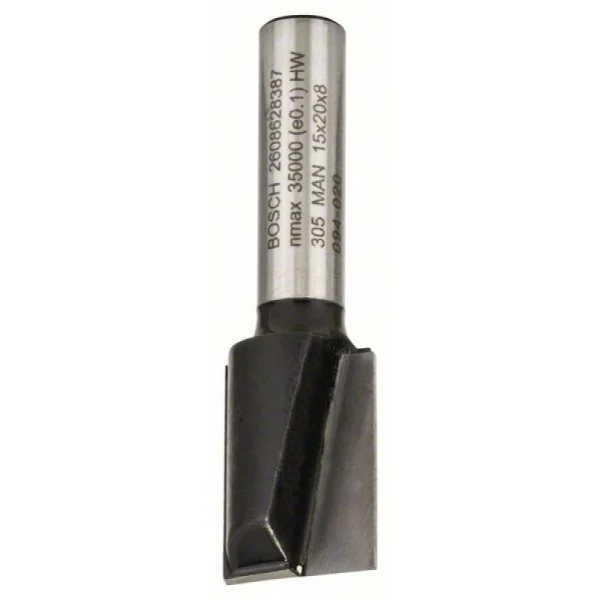 Пазовая фреза 8 мм, D1 15 мм, L 20 мм, G 51 мм Bosch 2608628387