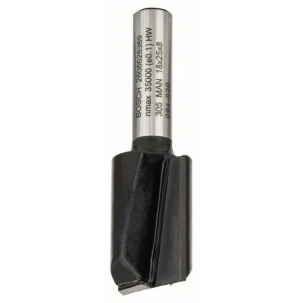 Пазовая фреза 8 мм, D1 18 мм, L 25 мм, G 56 мм Bosch 2608628389