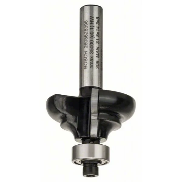 Профильные фрезы C 8 мм, R1 4,8 мм, B 9,5 мм, L 14 мм, G 57 мм Bosch 2608628396