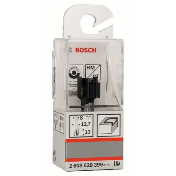 Пазовая фреза 8 мм, D1 12,7 мм, L 12,7 мм, G 50,8 мм Bosch 2608628399 — изображение 2