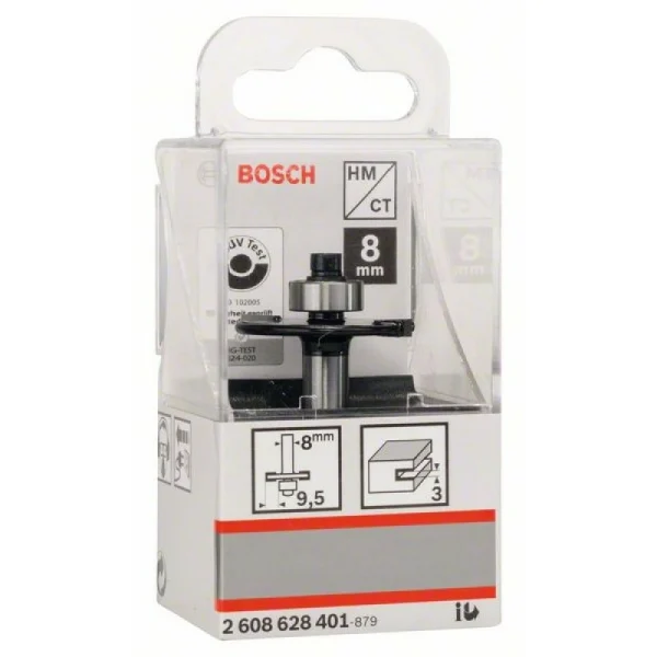 Плоская пазовая фреза 8 мм, D1 32 мм, L 3 мм, G 51 мм Bosch 2608628401 — изображение 2