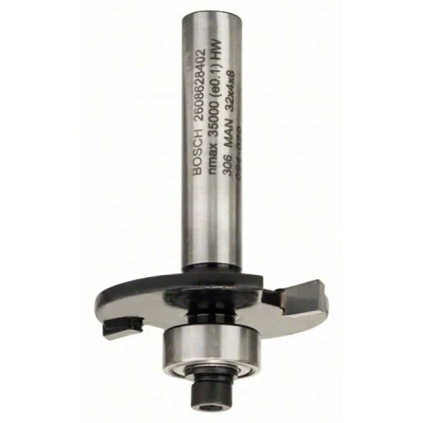 Плоская пазовая фреза 8 мм, D1 32 мм, L 4 мм, G 51 мм Bosch 2608628402