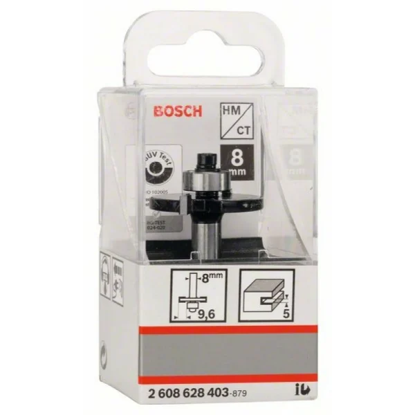 Плоская пазовая фреза 8 мм, D1 32 мм, L 5 мм, G 51 мм Bosch 2608628403 — изображение 2