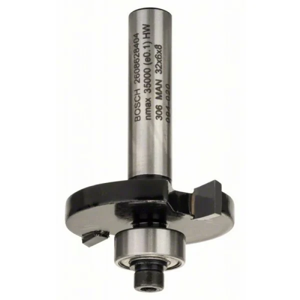 Плоская пазовая фреза 8 мм, D1 32 мм, L 6 мм, G 51 мм Bosch 2608628404