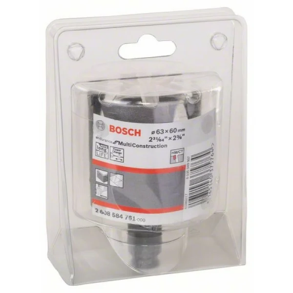 Коронка Endurance for Multi Construction 63 мм, 4 Bosch 2608584761 — изображение 2