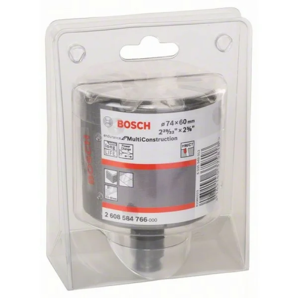 Коронка Endurance for Multi Construction 74 мм, 4 Bosch 2608584766 — изображение 2