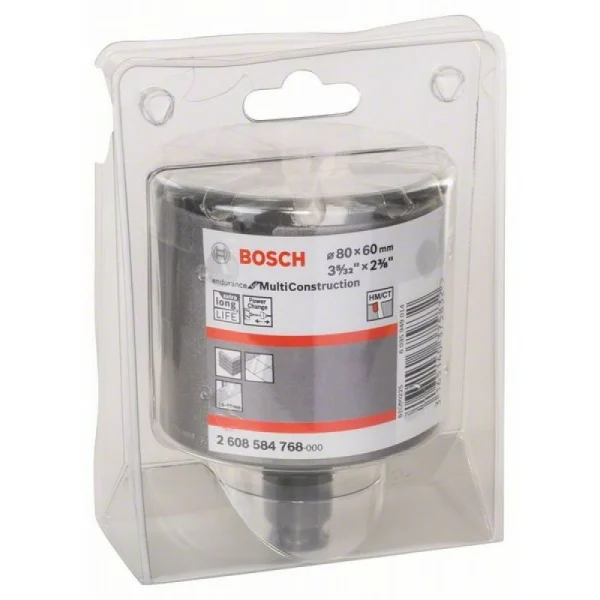 Коронка Endurance for Multi Construction 80 мм, 4 Bosch 2608584768 — изображение 2