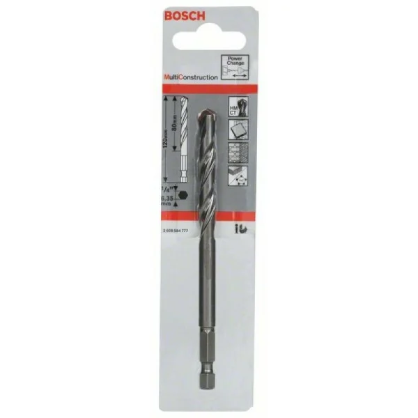 Центрирующие сверло, твердосплавное 120 Bosch 2608584777 — изображение 2