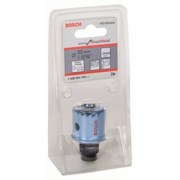 Коронка Sheet Metal 33 мм, 1 5/16' Bosch 2608584789 — изображение 2