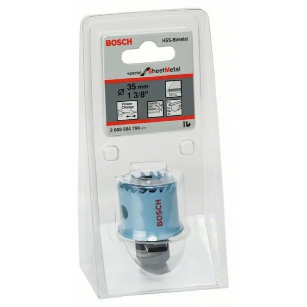 Коронка Sheet Metal 35 мм, 1 3/8' Bosch 2608584790 — изображение 2