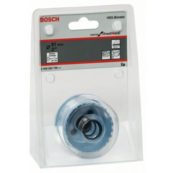 Коронка Sheet Metal 51 мм, 2' Bosch 2608584796 — изображение 2