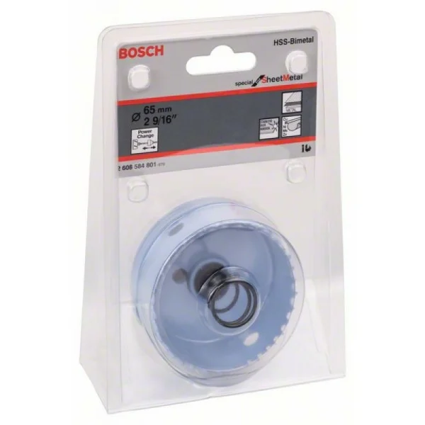 Коронка Sheet Metal 65 мм, 2 9/16' Bosch 2608584801 — изображение 2