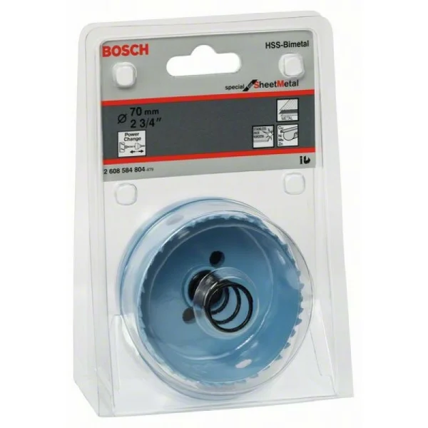 Коронка Sheet Metal 70 мм, 2 3/4' Bosch 2608584804 — изображение 2