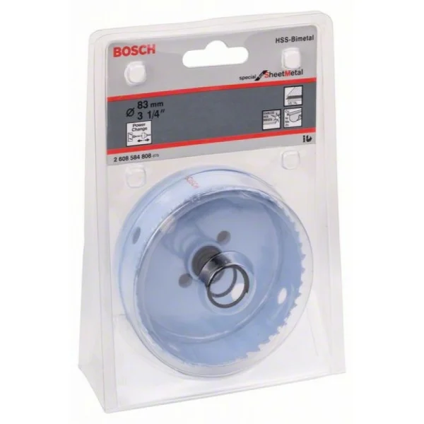 Коронка Sheet Metal 83 мм, 3 1/4' Bosch 2608584808 — изображение 2
