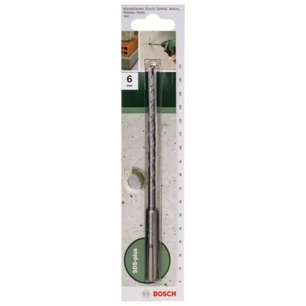Бур SDS-plus 6x100x160 мм Bosch 2609255507 — изображение 2