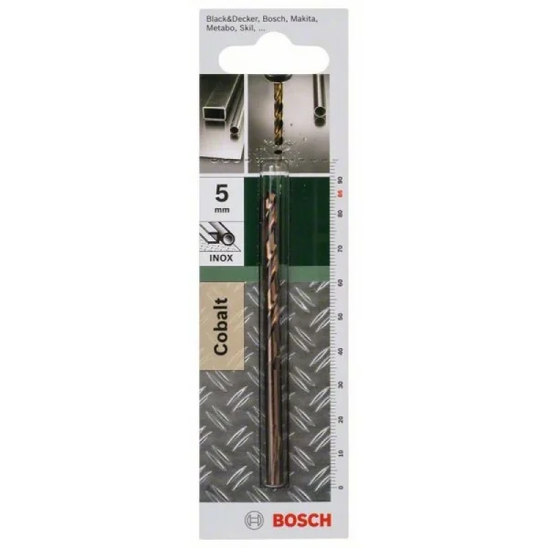 Сверло по металлу HSS-Co DIN 338 5,0x52x86 мм Bosch 2609255072 — изображение 2