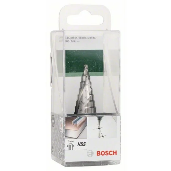 Ступенчатое сверло HSS 4,0x75 мм Bosch 2609255115 — изображение 2