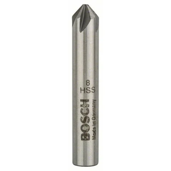 Конусный зенкер HSS с 5 режущими кромками, DIN 335 8,0 мм, M4, 48 мм, 8 мм Bosch 2609255116