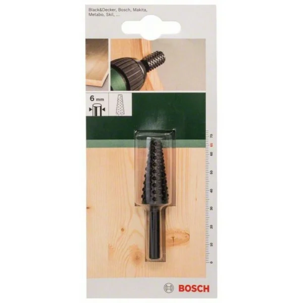 Рашпиль по дереву, конусный 15,0x35x65 мм Bosch 2609255300 — изображение 2