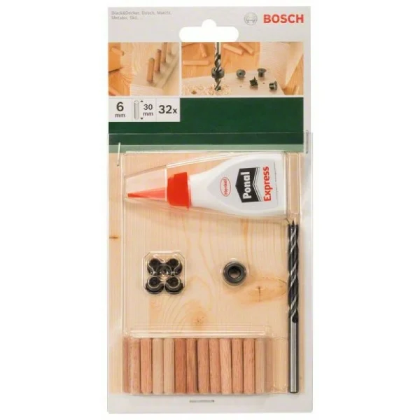 Набор из 32 анкеров 6 мм, 30 мм Bosch 2609255305 — изображение 2