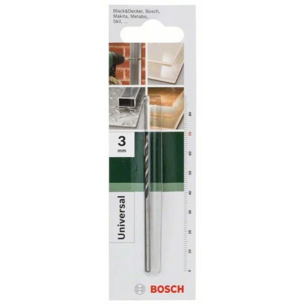 Универсальное сверло 3,0x40x70 мм, d 2,8 Bosch 2609255470 — изображение 2