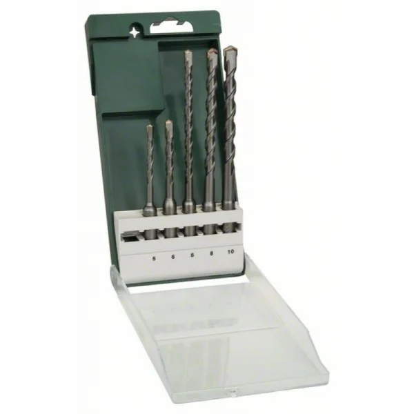 Набор из 5 буров SDS-plus 5,0x110; 6,0x110; 6,0x160; 8,0x160; 10,0x160 мм Bosch 2609255541