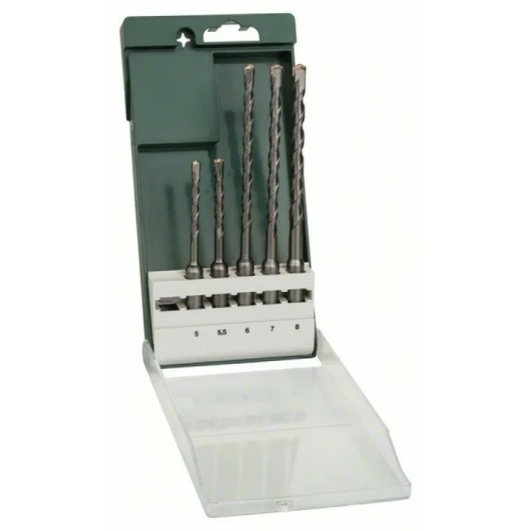 Набор из 5 буров SDS-plus 5,0x110; 5,5x110; 6,0x160; 7,0x160; 8,0x160 мм Bosch 2609255542