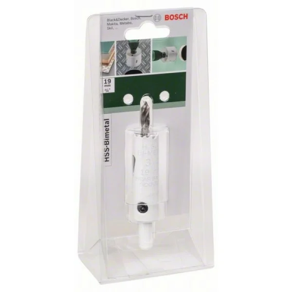 Биметаллическая коронка HSS 19 мм Bosch 2609255600 — изображение 2