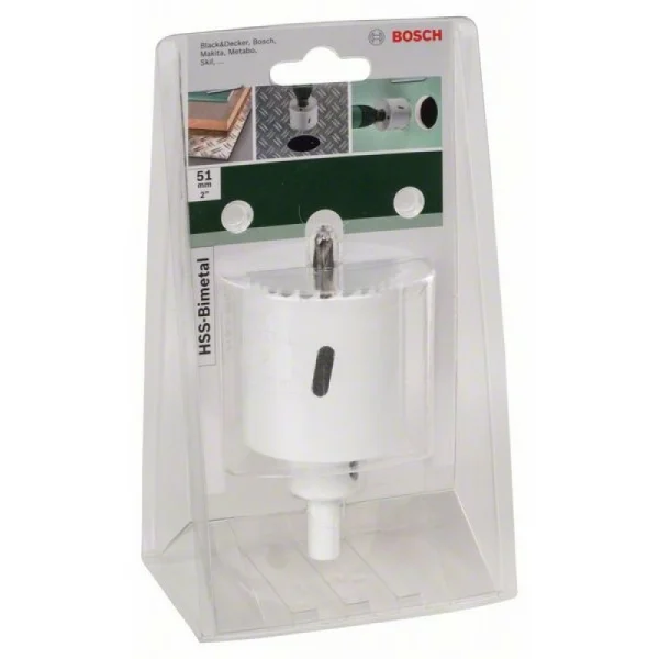 Биметаллическая коронка HSS 51 мм Bosch 2609255609 — изображение 2
