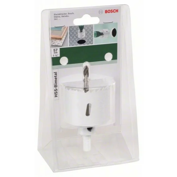 Биметаллическая коронка HSS 57 мм Bosch 2609255610 — изображение 2