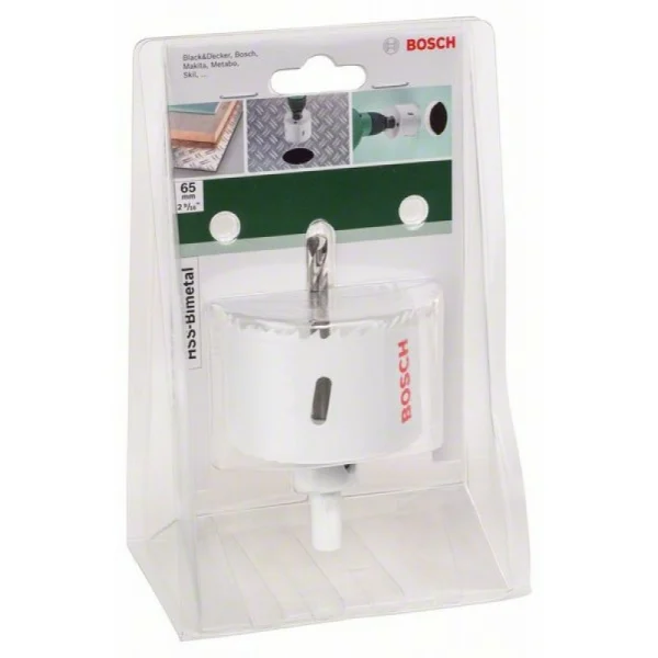 Биметаллическая коронка HSS 65 мм Bosch 2609255613 — изображение 2
